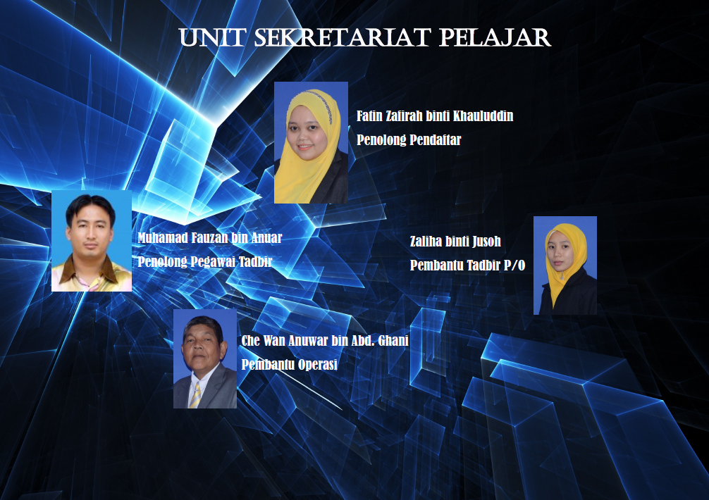 unit sekretariat pelajar
