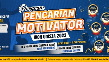PROGRAM PENCARIAN MOTIVATOR IKON UniSZA 2023