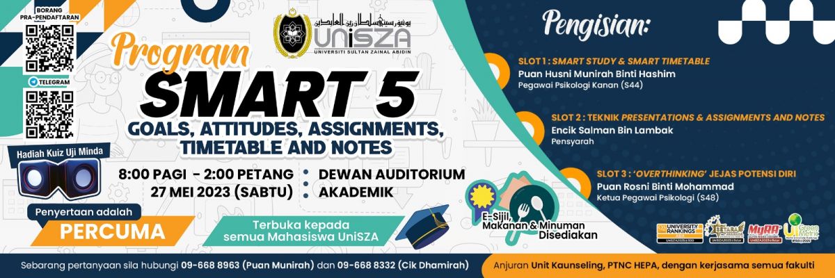 PROGRAM “FIVE SMART : GOAL, ATTITUDE, ASSIGNMENT, SCHEDULE AND NOTE”