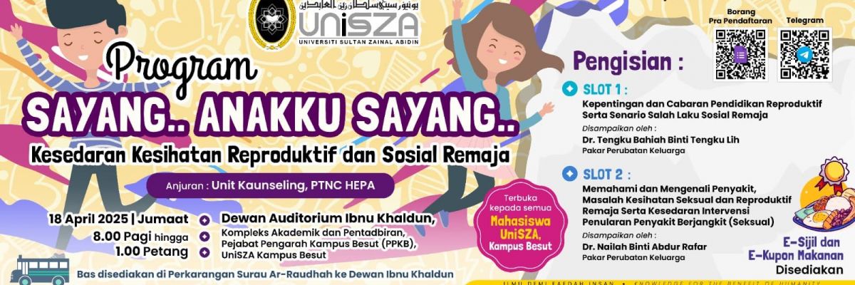 PROGRAM “SAYANGKU… ANAKKU SAYANG : KESEDARAN KESIHATAN REPRODUKTIF DAN SOSIAL REMAJA”