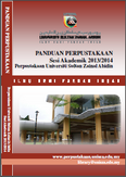 Cover of Panduan Perpustakaan 2013-2014