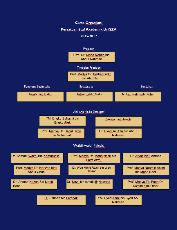 CARTA Organisasi PSA